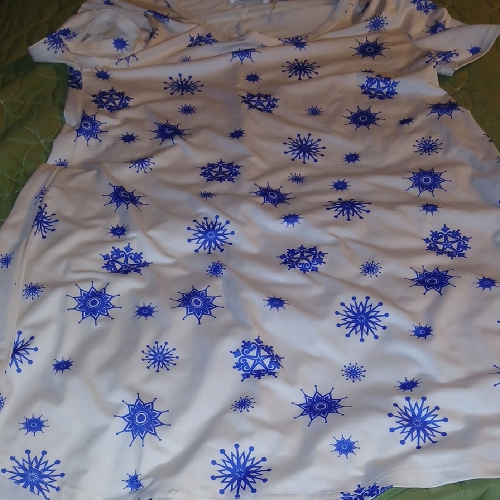 Blue and White Kids Dress